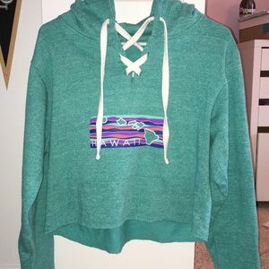 Hawaii Hoodie crop top